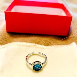 James Avery Blue Topaz ring